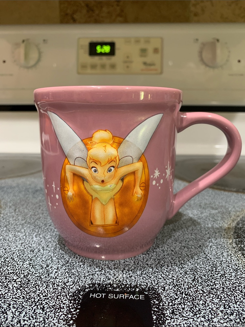 Disney Pink Tinker Bell Ceramic Coffee Mug